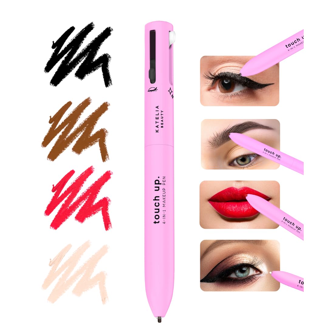 Stylo Maquillage 4 en 1 — Correcteur, Anti-cernes, Illuminateur & Contour
