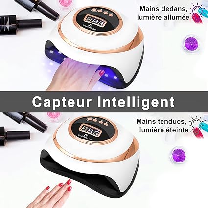 Lampe Séchage Ongles UV/LED Professionnelle