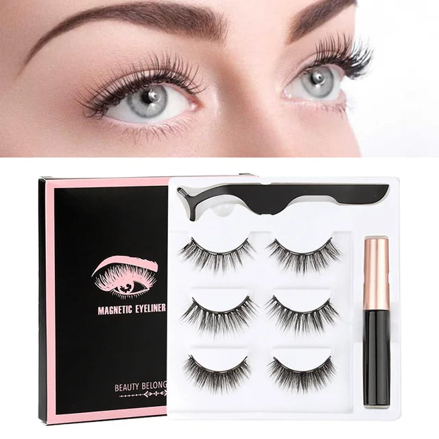 Faux Cils Magnétiques 3D — Pose Sans Colle