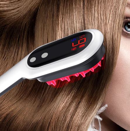 Peigne Masseur Électrique Infrarouge 3 en 1 — Soin Capillaire